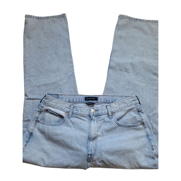 Aeropostale 90s Low-Rise Baggy Wide Leg Jean Size 14 Casual Y2K Casual Juniors - Picture 1 of 9
